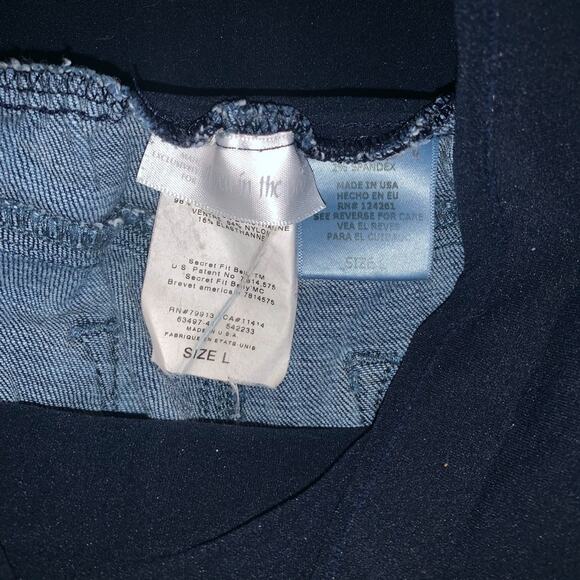 EUC Distressed 7 Jeans for A Pea In The Pod Maternity Size 31 - Picture 4 of 6